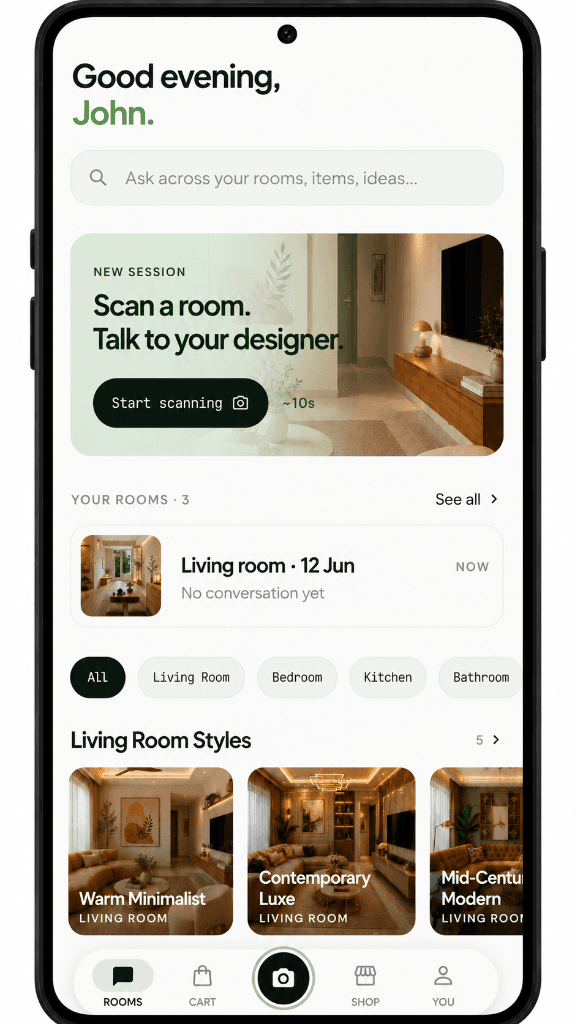 App Home Screen