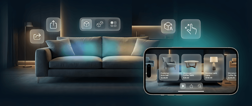 SimulaFly AR Experience - Spatial commerce visualization